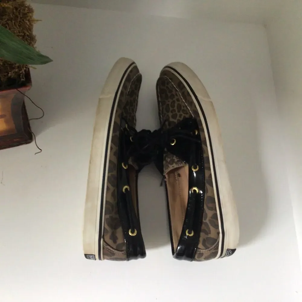 Sperry Top-Siders Animal Print Sz 7.5
